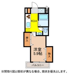 干拓の里駅 徒歩17分 2階の物件間取画像